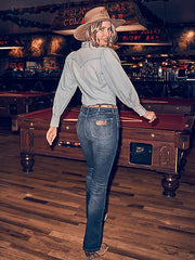 Women's Wrangler Retro Premium High Rise Slim Boot Jean in Avery