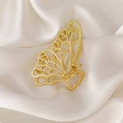Butterfly Metal Frame Claw Clip